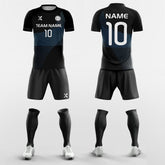 XTeamwear Soccer Uniforms Blue / S Moire Pattern - Custom Soccer Jerseys Kit Sublimated for League