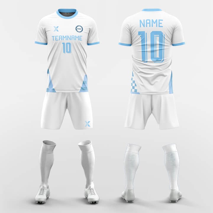 XTeamwear Soccer Uniforms Blue / S Reassure - Custom Soccer Jerseys Kit Sublimated Design
