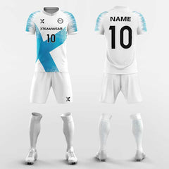 XTeamwear Soccer Uniforms Blue / S Ribbon - Custom Soccer Jerseys Kit Sublimated for Academy