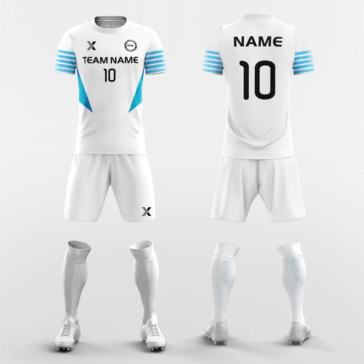 XTeamwear Soccer Uniforms Blue / S Simple - Custom Soccer Jerseys Kit Sublimation for Club