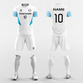 XTeamwear Soccer Uniforms Blue / S Simple - Custom Soccer Jerseys Kit Sublimation for Club