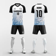 XTeamwear Soccer Uniforms Blue / S Snowflake-Custom Soccer Jerseys Kit Sublimated Design