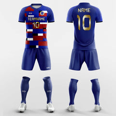 XTeamwear Soccer Uniforms Blue / S Time Travel - Custom Soccer Jerseys Kit Sublimated for Club FT260402S