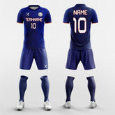 XTeamwear Soccer Uniforms Blue / S Vintage - Custom Soccer Jerseys Kit Sublimated for High School