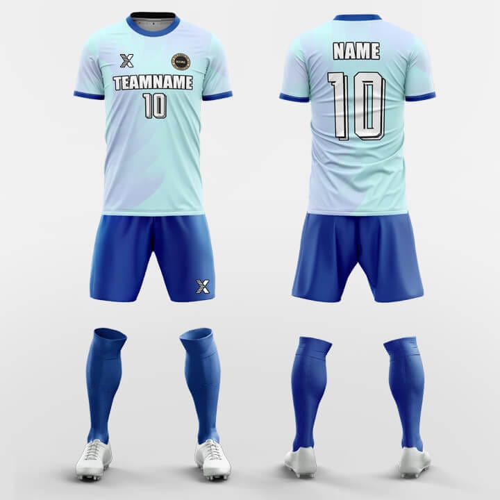 XTeamwear Soccer Uniforms Blue / S Zest-Custom Soccer Jerseys Kit Sublimated Design
