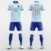 XTeamwear Soccer Uniforms Blue / S Zest-Custom Soccer Jerseys Kit Sublimated Design