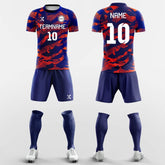 XTeamwear Soccer Uniforms Brilliant Dance - Custom Soccer Jerseys Kit Sublimated for Team