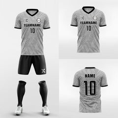 XTeamwear Soccer Uniforms Brown / S Custom Soccer Jersey kit – Minimalist Team Kit with Number