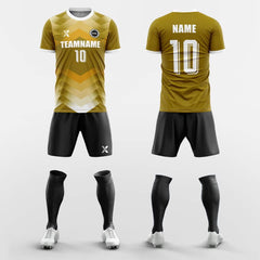 XTeamwear Soccer Uniforms Brown / S Thrust-Custom Soccer Jerseys Kit Sublimated Design