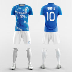 XTeamwear Soccer Uniforms Camo Diagonal - Custom Soccer Jerseys Kit Sublimated for Academy