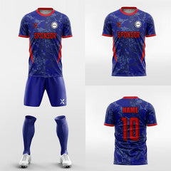 XTeamwear Soccer Uniforms camouflage color - Custom Soccer Jerseys Kit Sublimated for Team