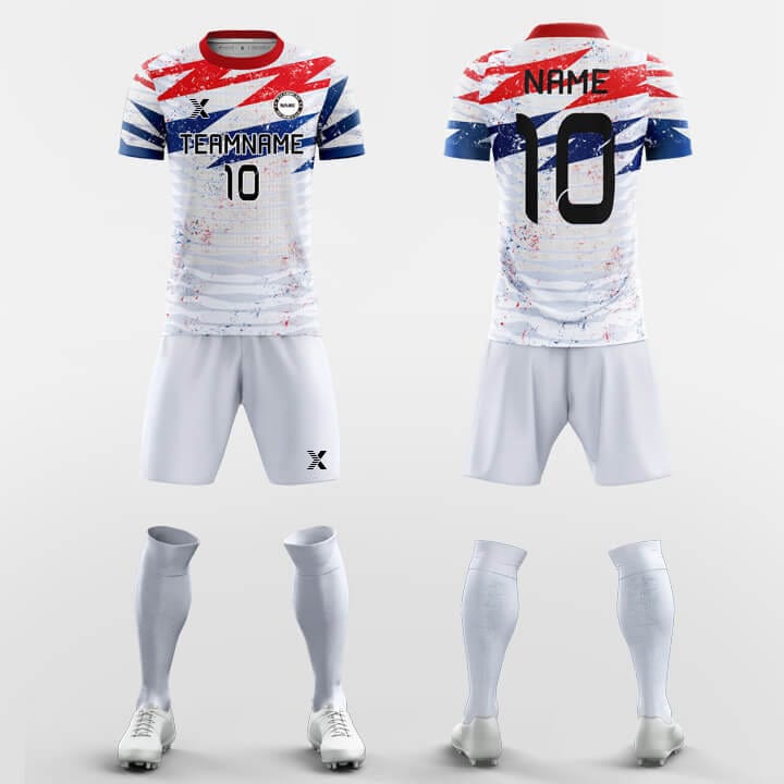 XTeamwear Soccer Uniforms Celebrate - Custom Soccer Jerseys Kit Sublimated Design