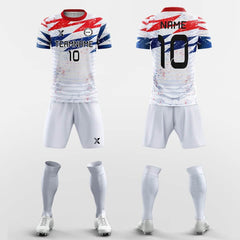 XTeamwear Soccer Uniforms Celebrate - Custom Soccer Jerseys Kit Sublimated Design
