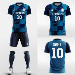XTeamwear Soccer Uniforms Check - Custom Soccer Jerseys Kit Sublimated Design