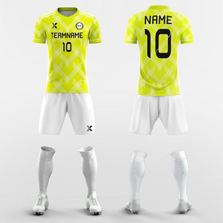 XTeamwear Soccer Uniforms Check - Custom Soccer Jerseys Kit Sublimated for Women