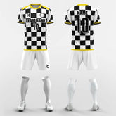 XTeamwear Soccer Uniforms Checkerboard-Custom Soccer Jerseys Kit Sublimated Design
