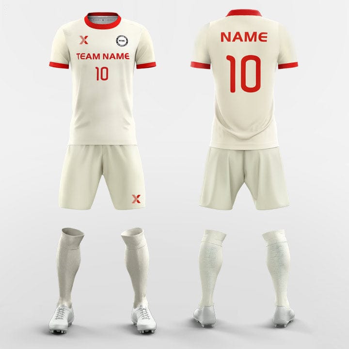 XTeamwear Soccer Uniforms Classic Color - Custom Soccer Jerseys Kit Sublimated for League