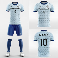 XTeamwear Soccer Uniforms Classic Pattern - Custom Soccer Jerseys Kit Sublimated for Youth