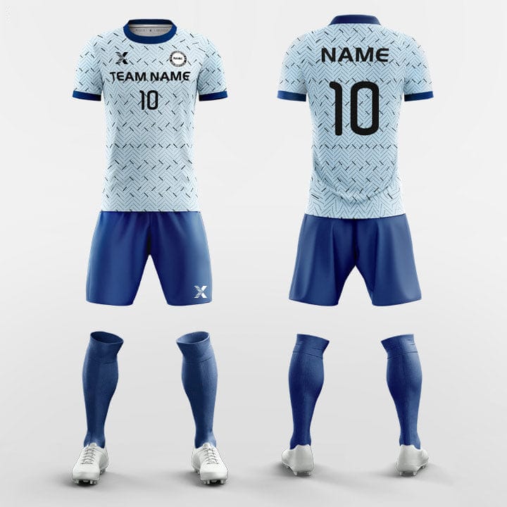 XTeamwear Soccer Uniforms Classic Pattern - Custom Soccer Jerseys Kit Sublimated for Youth