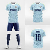 XTeamwear Soccer Uniforms Cloud pattern - Custom Soccer Jerseys Kit Sublimated for Team