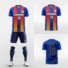 XTeamwear Soccer Uniforms Crack - Custom Soccer Jerseys Kit Sublimated Design