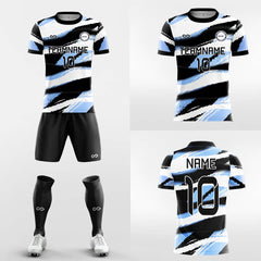 XTeamwear Soccer Uniforms Cream - Custom Sublimation Short Sleeve Soccer Kits