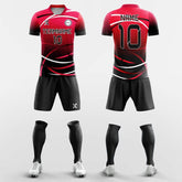XTeamwear Soccer Uniforms Curcle Stripe - Custom Soccer Jerseys Kit Sublimated Design