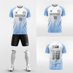 XTeamwear Soccer Uniforms Custom Soccer Jersey kit – Minimalist Style with Subtle Pattern
