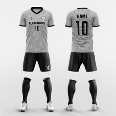 XTeamwear Soccer Uniforms Custom Soccer Jersey kit – Minimalist Team Kit with Number