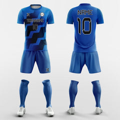 XTeamwear Soccer Uniforms Diagonal - Custom Soccer Jerseys Kit Sublimated for Youth