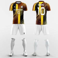 XTeamwear Soccer Uniforms Diagonal Pattern - Custom Soccer Jerseys Kit Sublimated Design