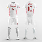 XTeamwear Soccer Uniforms Diagonal Stripes - Custom Soccer Jerseys Kit for League