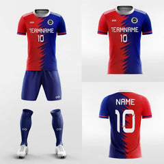 XTeamwear Soccer Uniforms Double Faced 8 - Custom Sublimation Short Sleeve Soccer Kits