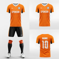 XTeamwear Soccer Uniforms Dynamic horizontal stripes - Custom Soccer Jerseys Kit Sublimated for Team