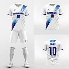 XTeamwear Soccer Uniforms Dynamic Stripe - Custom Soccer Jerseys Kit Sublimated Design