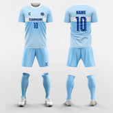 XTeamwear Soccer Uniforms Enzyme-Custom Soccer Jerseys Kit Sublimated Design