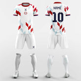 XTeamwear Soccer Uniforms Fallen Prism - Custom Soccer Jerseys Kit Sublimated Design