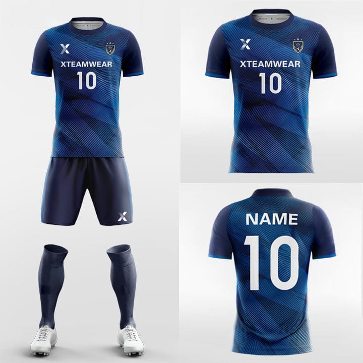 XTeamwear Soccer Uniforms Fashion Moire - Custom Soccer Jerseys Kit Sublimated for Youth
