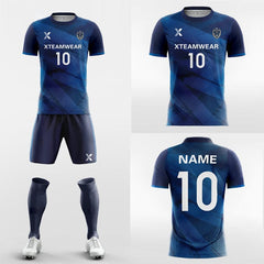 XTeamwear Soccer Uniforms Fashion Moire - Custom Soccer Jerseys Kit Sublimated for Youth
