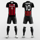 XTeamwear Soccer Uniforms Fashion Striped- Custom Soccer Jerseys Kit Sublimated for School