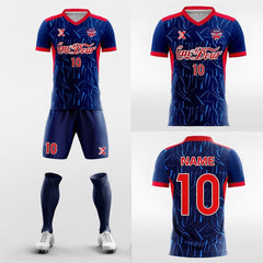 XTeamwear Soccer Uniforms Figure Graphic - Custom Soccer Jerseys Kit Sublimated for School