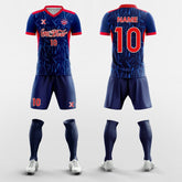 XTeamwear Soccer Uniforms Figure Graphic - Custom Soccer Jerseys Kit Sublimated for School