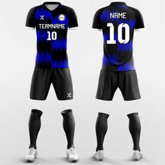 XTeamwear Soccer Uniforms Fire - Custom Soccer Jerseys Kit Sublimated Design