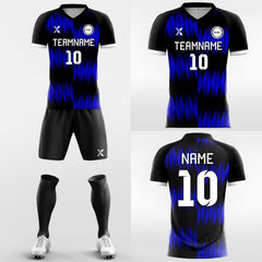 XTeamwear Soccer Uniforms Fire - Custom Soccer Jerseys Kit Sublimated Design