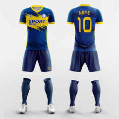 XTeamwear Soccer Uniforms Flash Light - Custom Soccer Jerseys Kit Sublimated Design