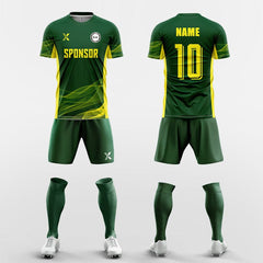 XTeamwear Soccer Uniforms Floating ribbon - Custom Soccer Jerseys Kit Sublimated for Team