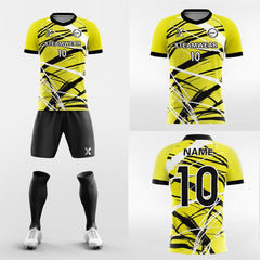 XTeamwear Soccer Uniforms Floral Print - Custom Soccer Jerseys Kit Sublimated for Youth