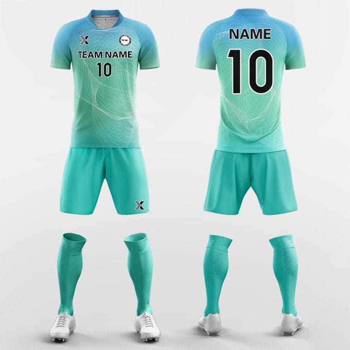 XTeamwear Soccer Uniforms Fluorescent - Custom Soccer Jerseys Kit Sublimated for School