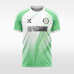 XTeamwear Soccer Uniforms Fluorescent Green / S Custom Soccer Jersey – Minimalist Team with Number