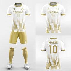 XTeamwear Soccer Uniforms Geometric - Custom Soccer Jerseys Kit Sublimated for Academy